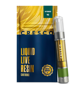 Bitter Orange liquid live resin cartridge 1g hybrid 79.69% THC Cresco Refresh sunnyside dispensary