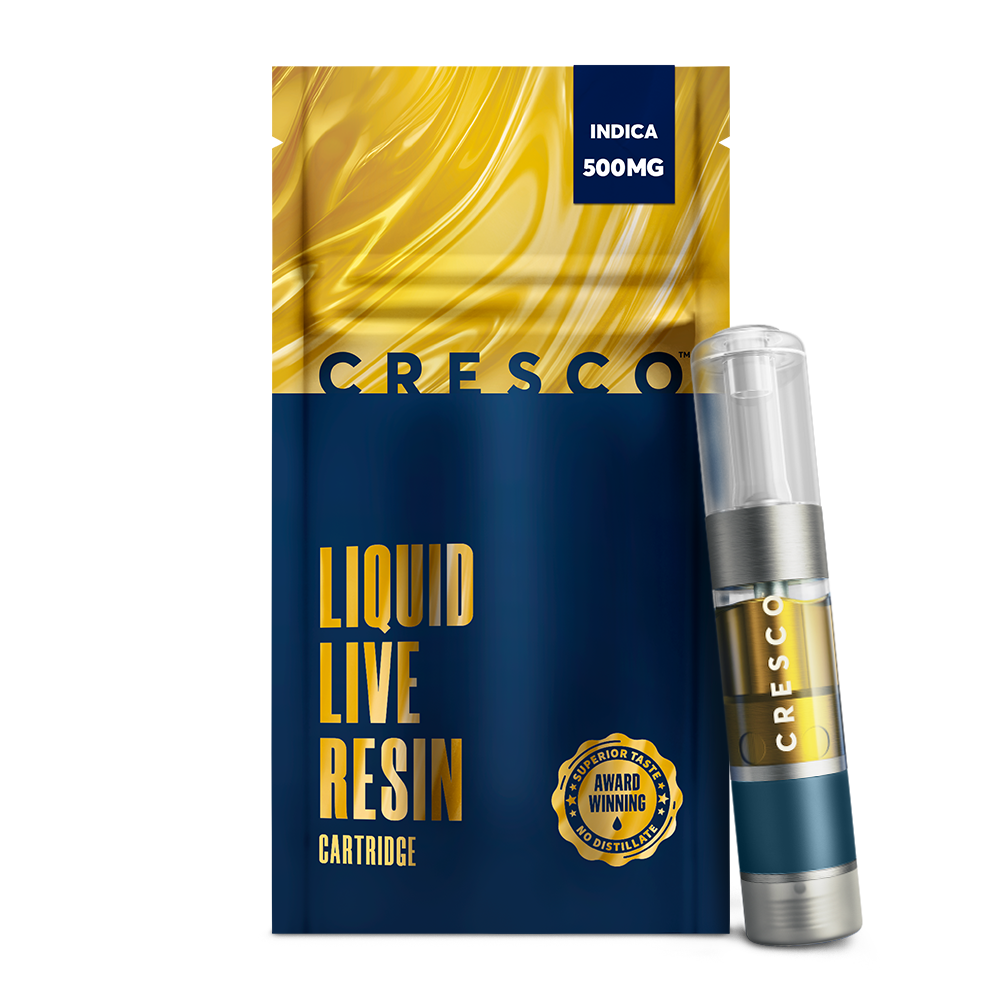 CRES_Ecom_LLR_Pouch_500mg_Indica_Primary_1000x1000 (1) Canal Street Runtz live resin cartridge 500mg indica 78.65% THC Cresco Rest sunnyside dispensary
