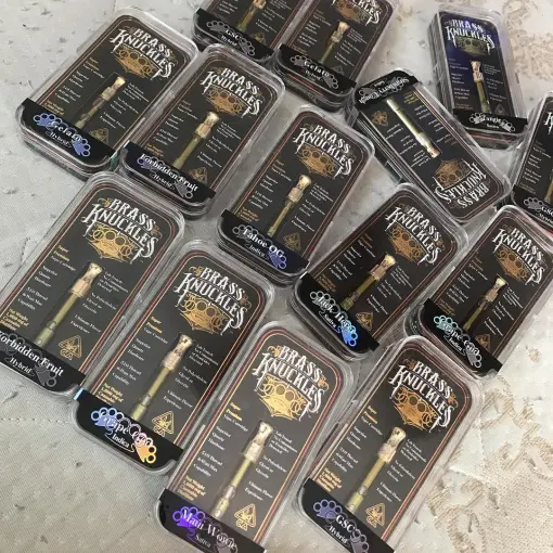 ZZZ-31-1 Brass Knuckles vape cartridge 1g CO2 extracted 90% THC 510 thread Sunnyside dispensary