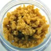 Gorilla Glue 4 wax hybrid concentrate 91.66% THC earthy chocolate Sunnyside dispensary
