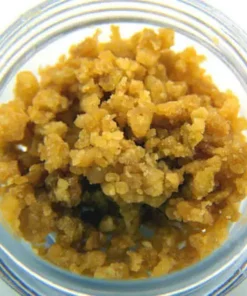 Gorilla Glue 4 wax hybrid concentrate 91.66% THC earthy chocolate Sunnyside dispensary