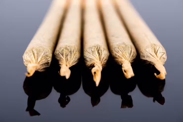 mini joints cannabis pre rolls in portable case